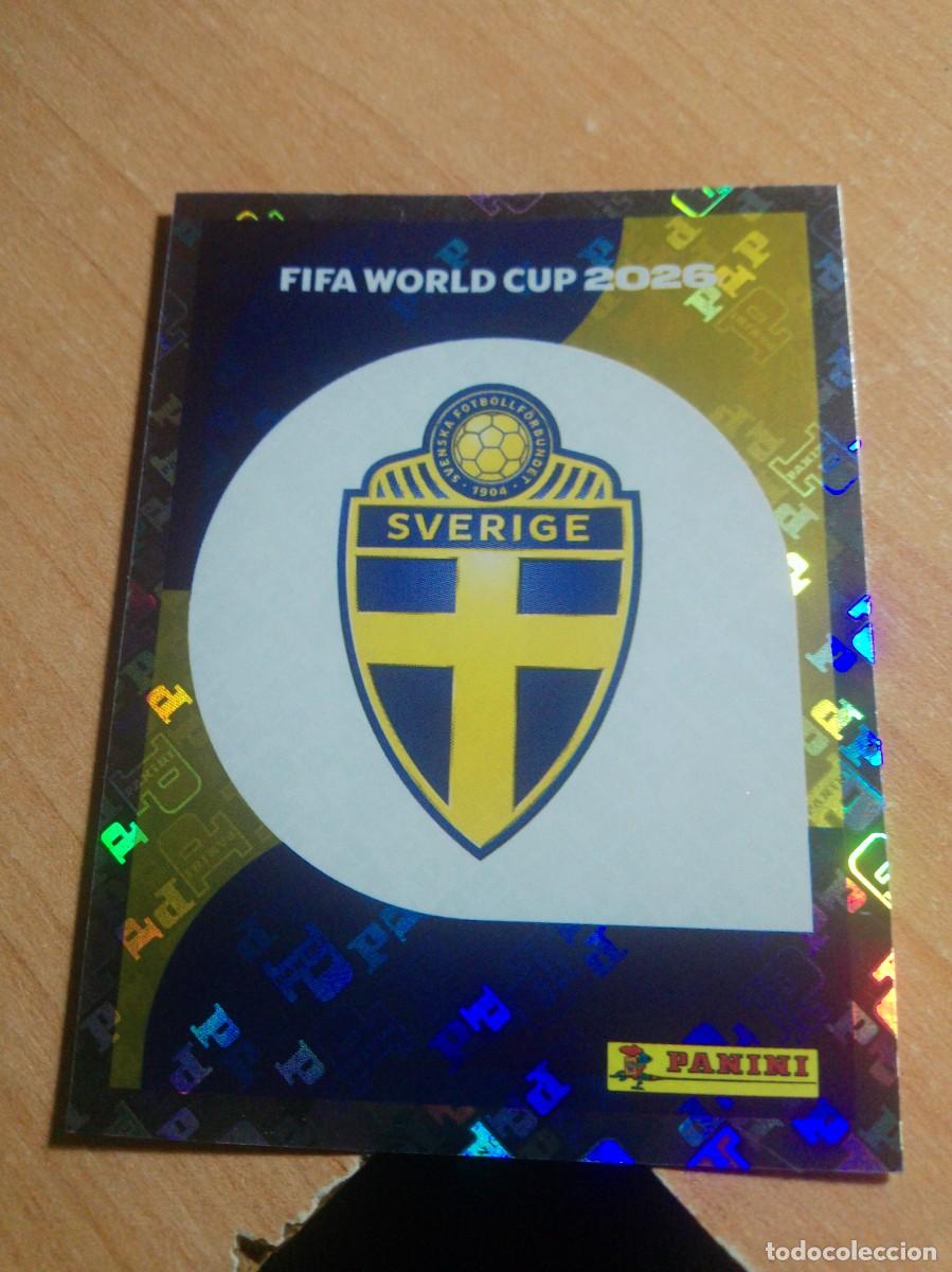 Football Stickers: SWE 1 ESCUDO DE SUECIA MUNDIAL FIFA WORLD CUP 2026 26 PANINI STICKERS NUEVO