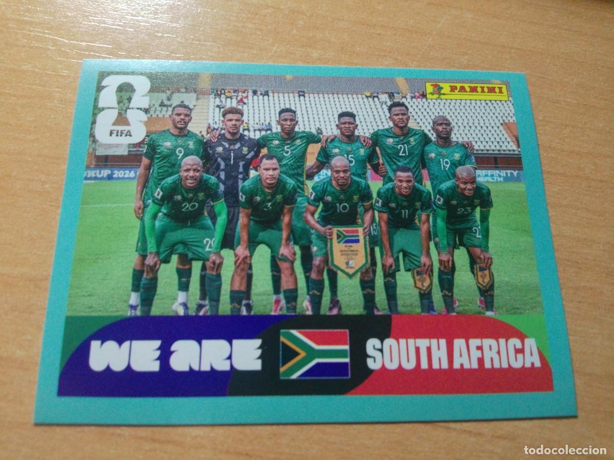 Cromos de f&uacute;tbol: RSA 13 PLANTILLA DE SUDAFRICA MUNDIAL FIFA WORLD CUP 2026 26 PANINI STICKERS NUEVO