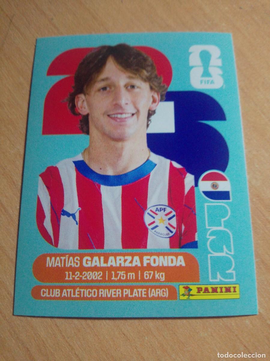Cromos de f&uacute;tbol: PAR 14 GALARZA FONDA PARAGUAY MUNDIAL FIFA WORLD CUP 2026 26 PANINI STICKERS NUEVO