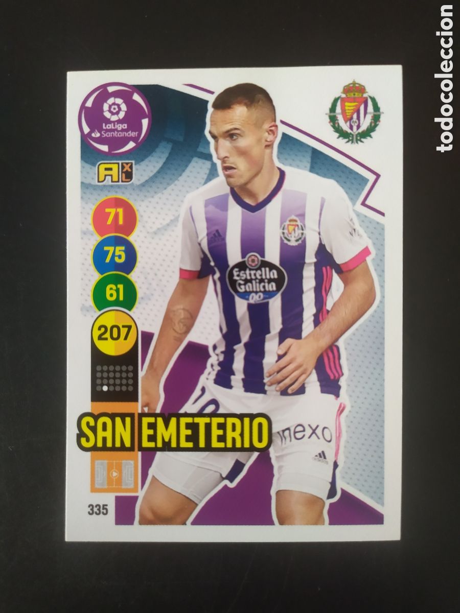 Cromos de f&uacute;tbol: Adrenalyn 2020 2021 20 21 panini San Emeterio n&deg; 335 Valladolid