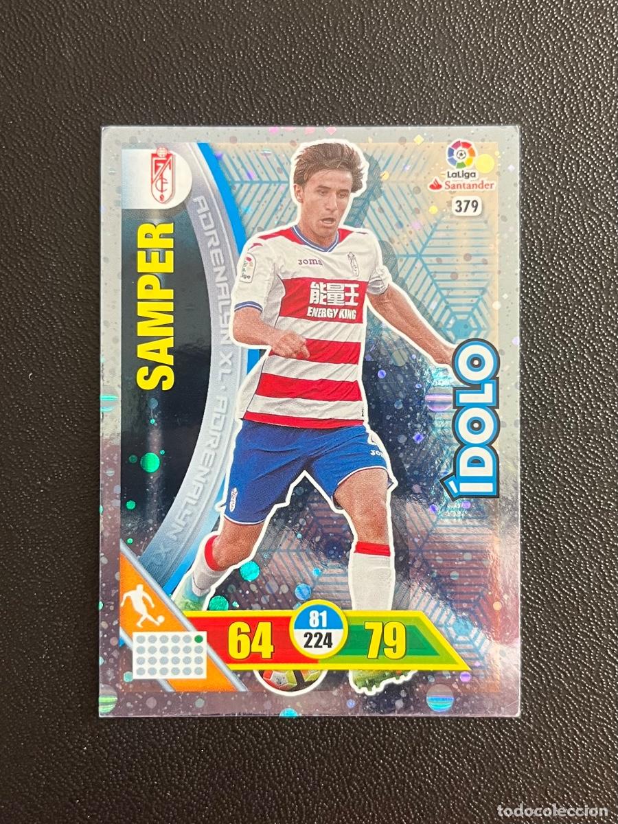 Cromos de f&uacute;tbol: 379 SAMPER GRANADA CF &Iacute;DOLO ADRENALYN 2016 2017 CROMO PANINI LA LIGA SANTANDER 16 17