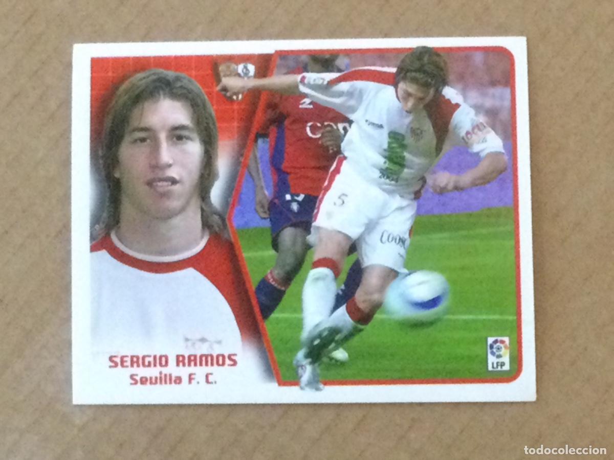Cromos de f&uacute;tbol: Cromo este 2005-06 Sergio Ramos Baja Sevilla, nuevo