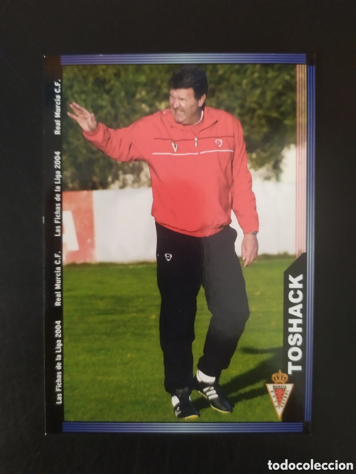 Fu&szlig;ball-Sticker: Mundicromo fichas liga 2003 2004 03 04 Toshack n&ordm; 765 Real Murcia