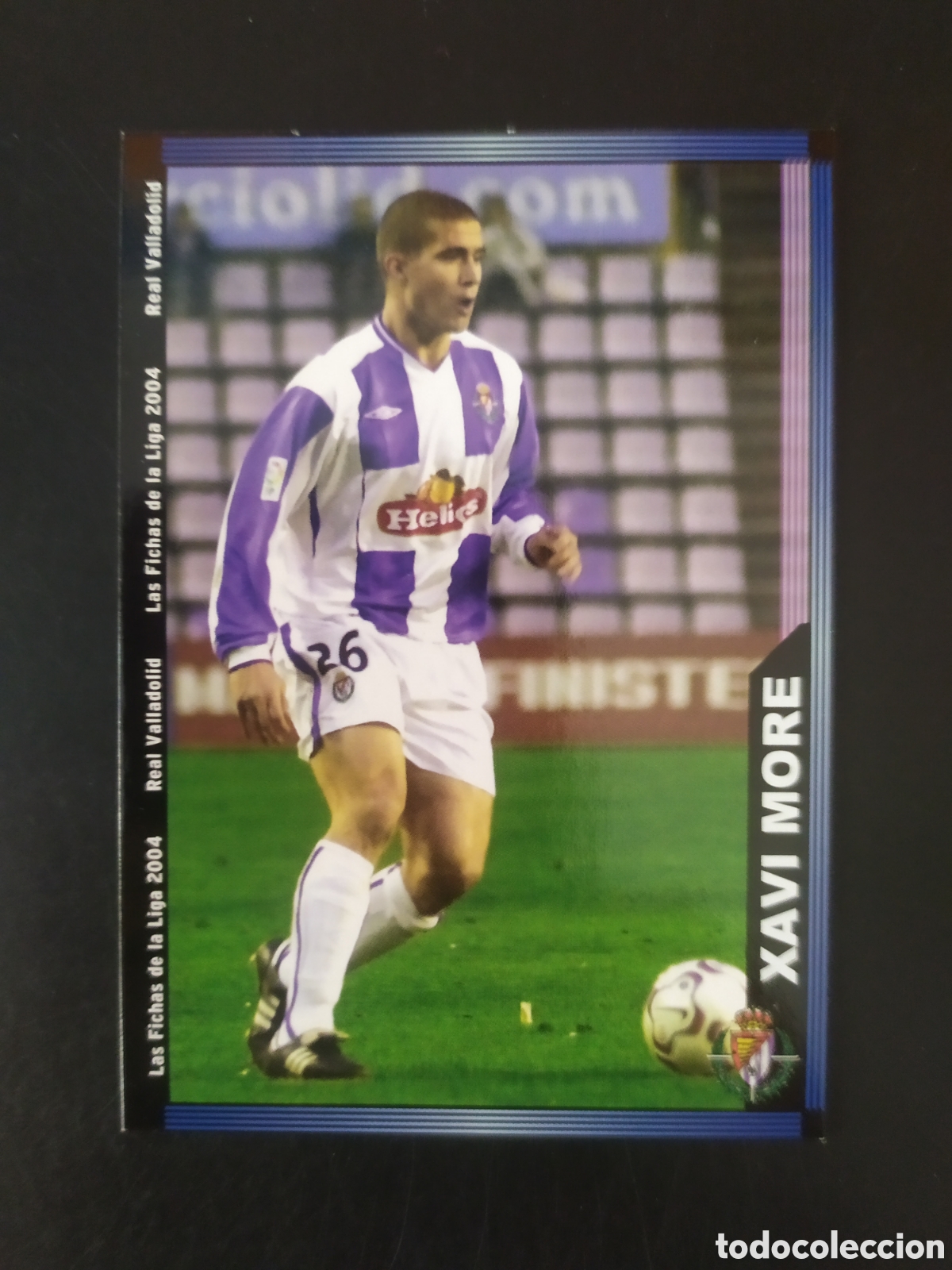 Fu&szlig;ball-Sticker: Mundicromo fichas Liga 2003 2004 03 04 Xavi More n&ordm; 749 Valladolid