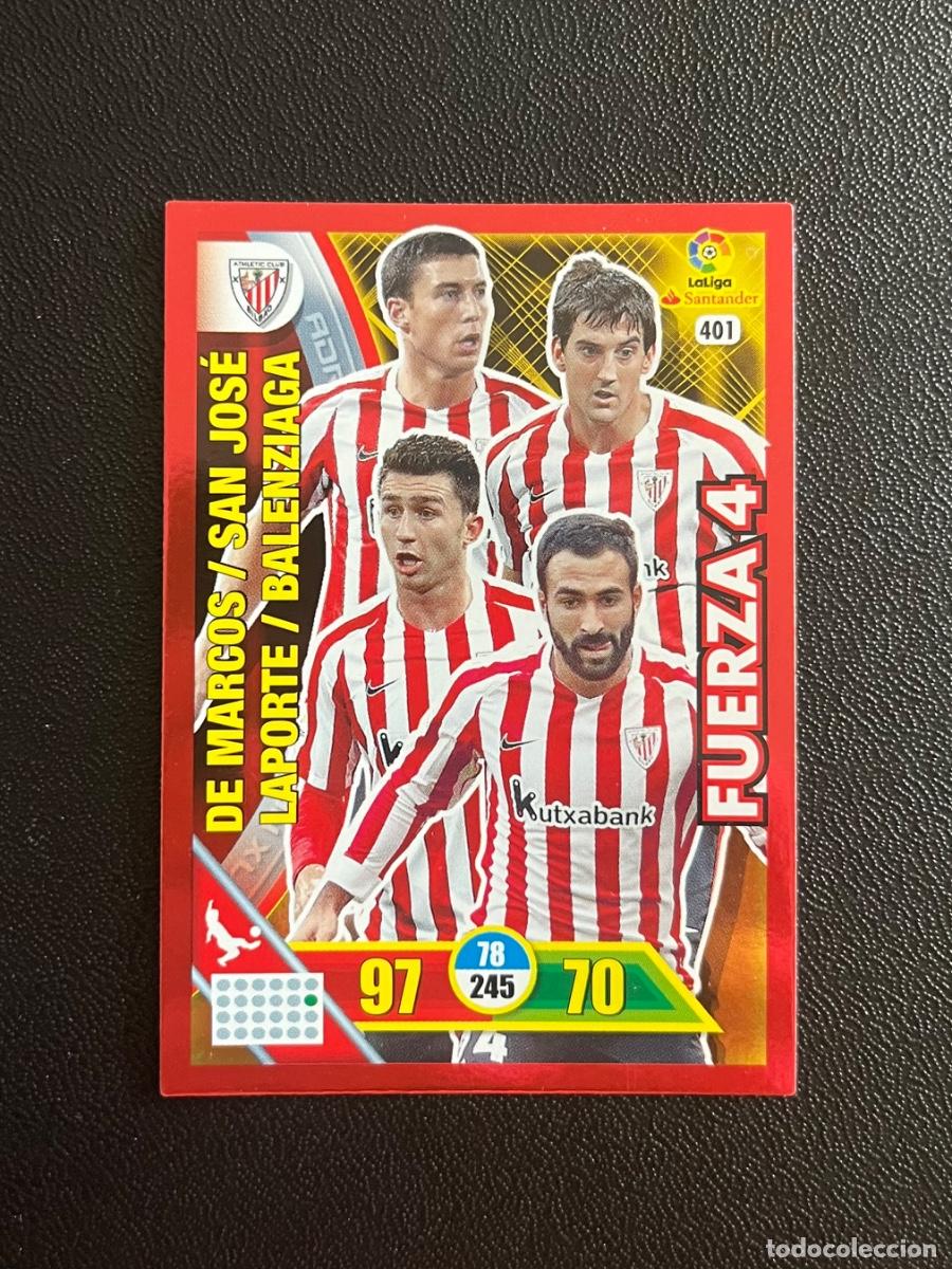 Fu&szlig;ball-Sticker: 401 ATHLETIC CLUB BILBAO FUERZA 4 CUATRO ADRENALYN 2016 2017 CROMO PANINI LA LIGA SANTANDER 16 17