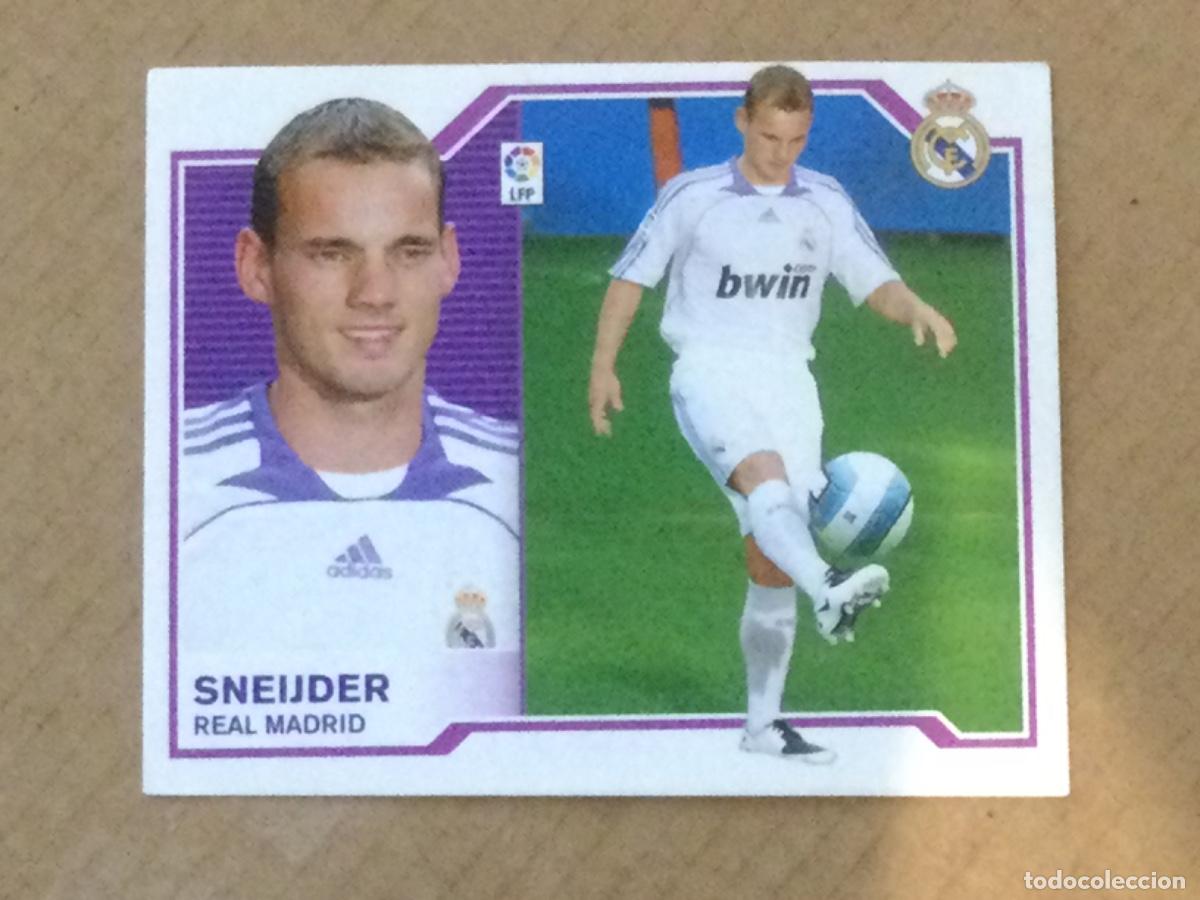 Fu&szlig;ball-Sticker: Cromo este 2007-08 Sneijder Ral Madrid, fichaje 36, sin pegar