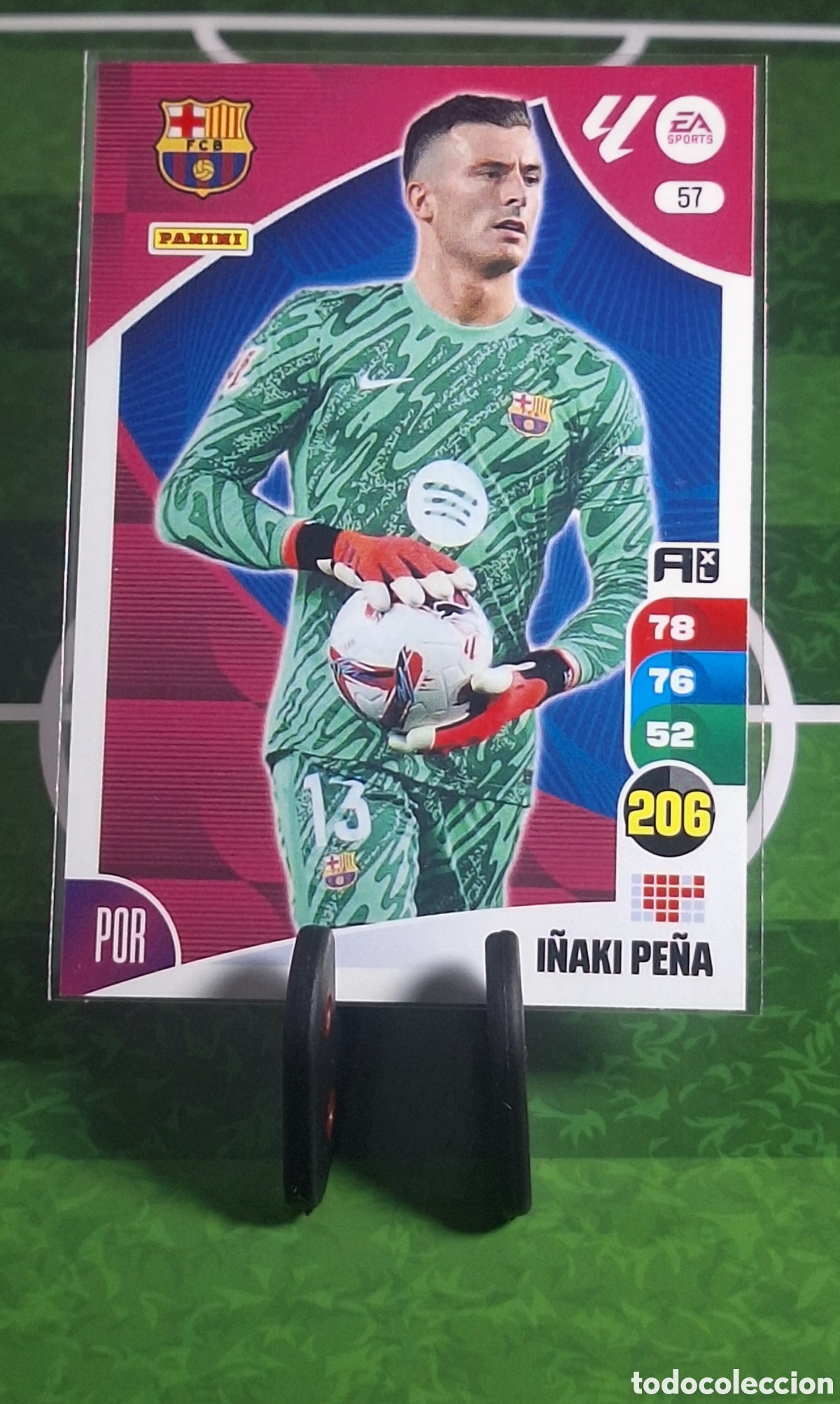Cromos de f&uacute;tbol: I&Ntilde;AKI PE&Ntilde;A #57 AXL 2024-2025