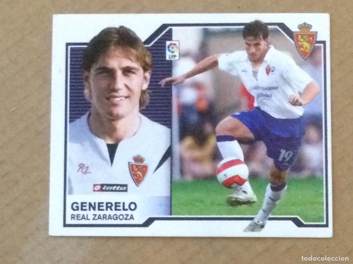 Cromos de f&uacute;tbol: Cromo este 2007-08 Generelo, coloca Zaragoza, sin pegar