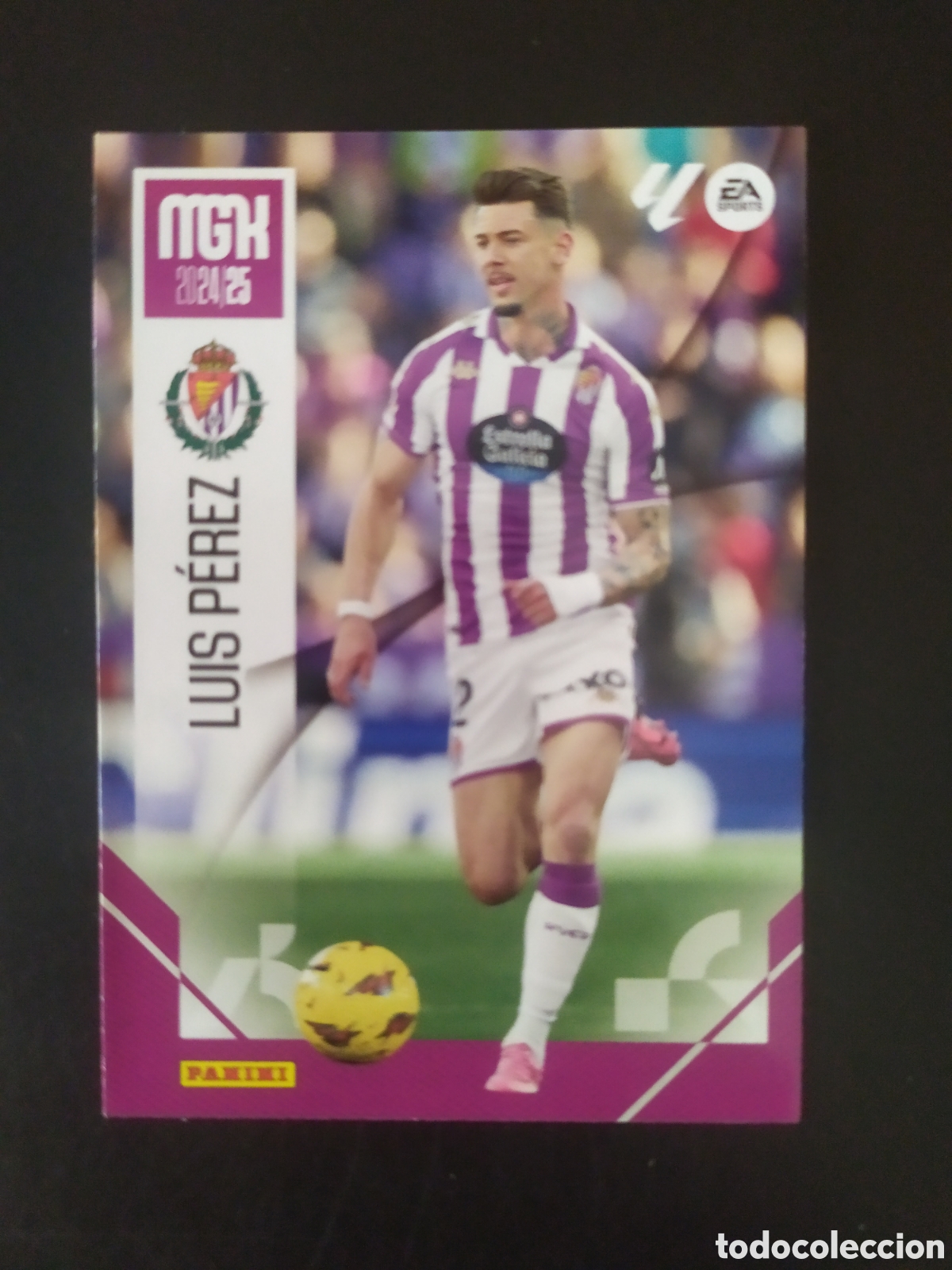 Cromos de f&uacute;tbol: Megacracks 2024 2025 24 25 panini Luis P&eacute;rez n&deg; 346 Valladolid