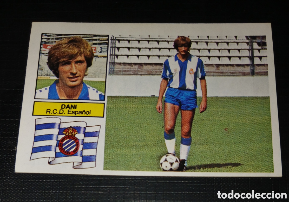 Cromos de f&uacute;tbol: Cromo Alta N.&ordm; 15 &Uacute;ltimos Fichajes Dani R. C. D. Espa&ntilde;ol Liga 82 83 1982 1983 Ed. Este Sin pegar