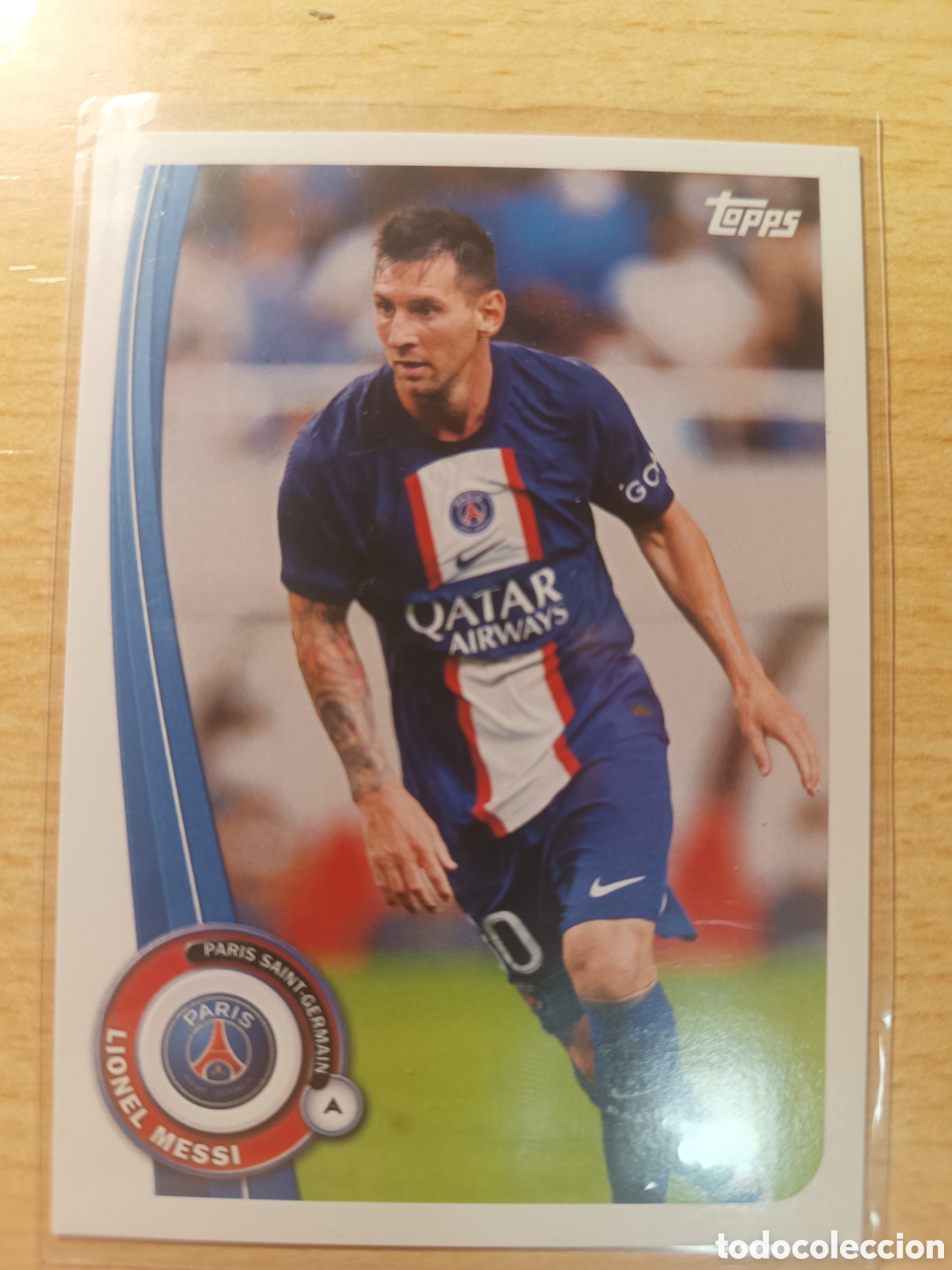 Cromos de f&uacute;tbol: PA 19 LIONEL MESSI FAN SET PARIS SAINT GERMAIN PSG TOPPS 2022 2023 22 23