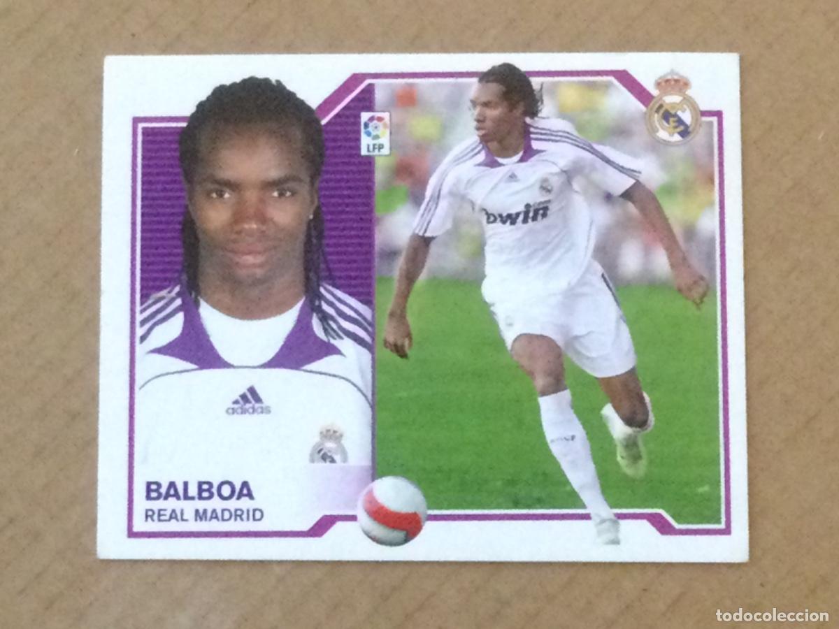 Cromos de Futebol: Cromo este 2007-08 Balboa coloca Real Madrid, sin pegar