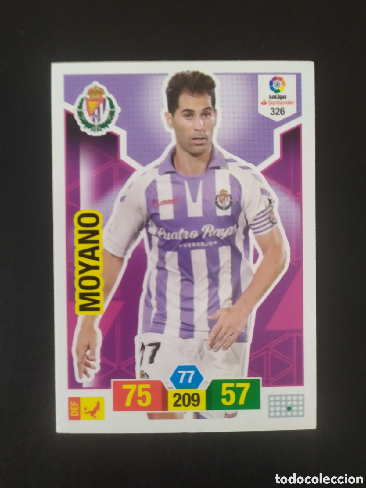 Cromos de Futebol: Adrenalyn 2018 2019 18 19 panini Moyano n&deg; 326 Valladolid