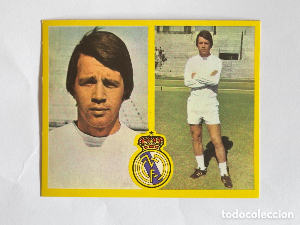 Fu&szlig;ball-Sticker: A-625 ANZARDA REAL MADRID LIGA ESTE 1972 1973 72 73 NUNCA PEGADO SIN PEGAR