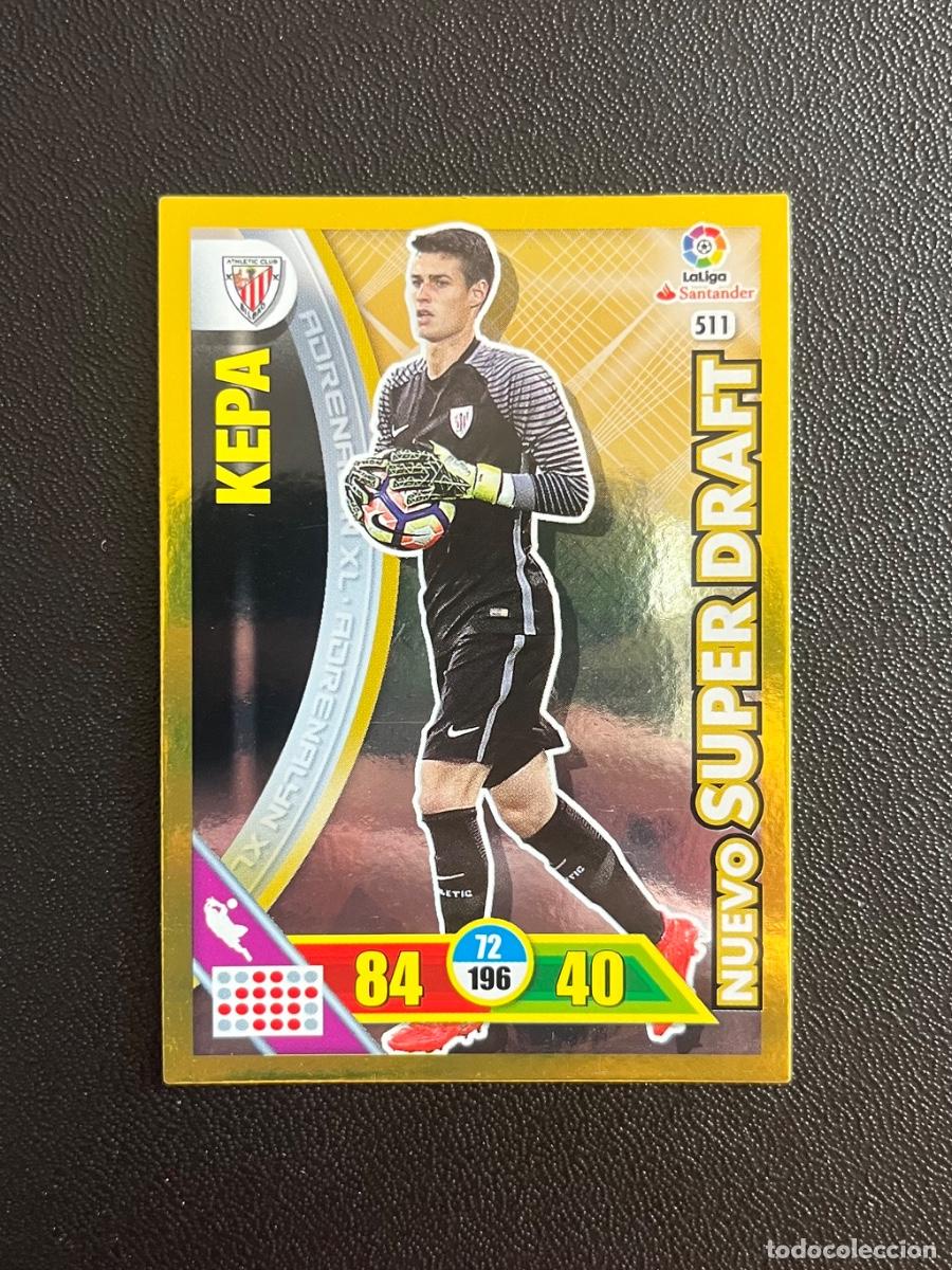 Fu&szlig;ball-Sticker: 511 KEPA ATHLETIC CLUB BILBAO NUEVO SUPER DRAFT ADRENALYN 2016 2017 CROMO PANINI LA LIGA 16 17