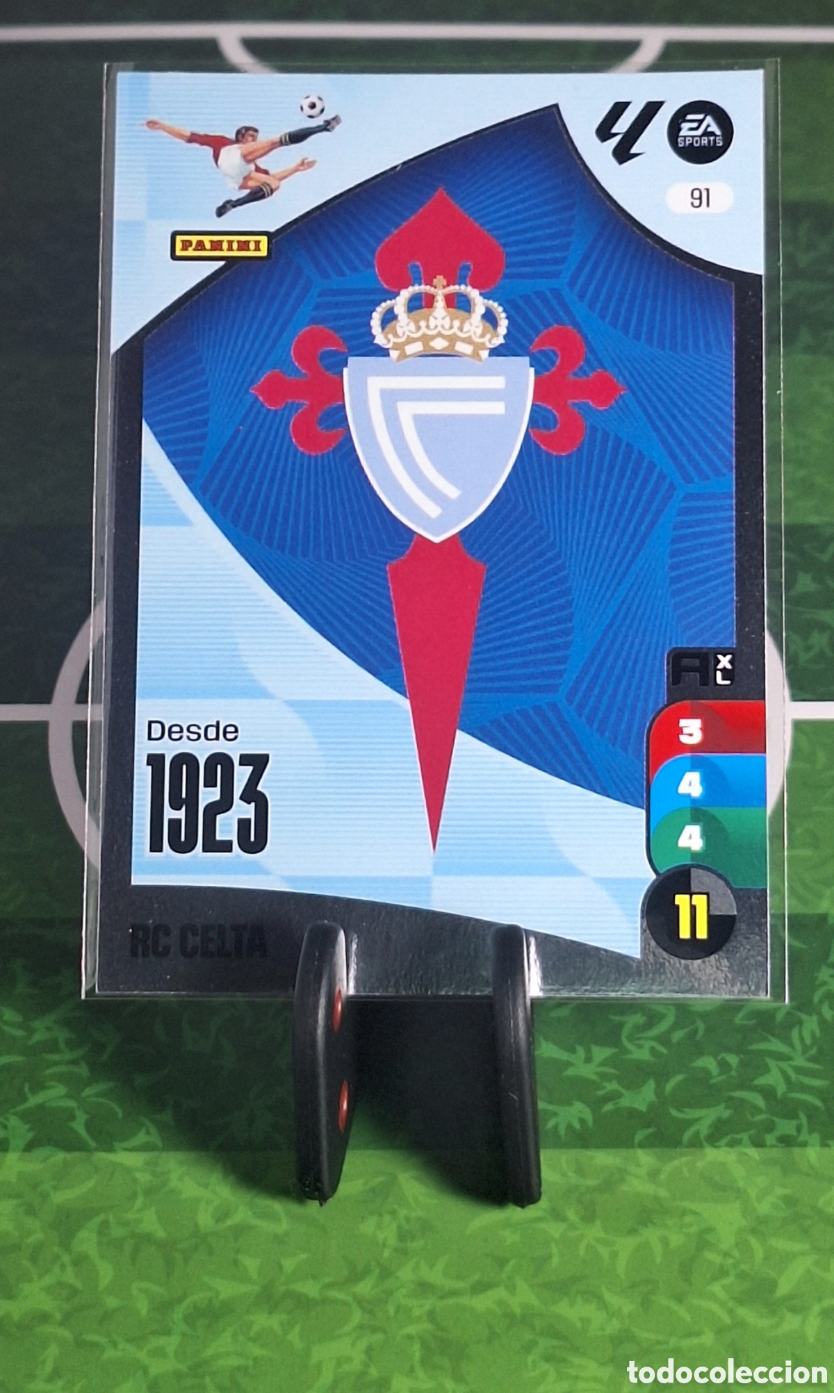 Cromos de f&uacute;tbol: ESCUDO RC CELTA #91 AXL 2024-2025