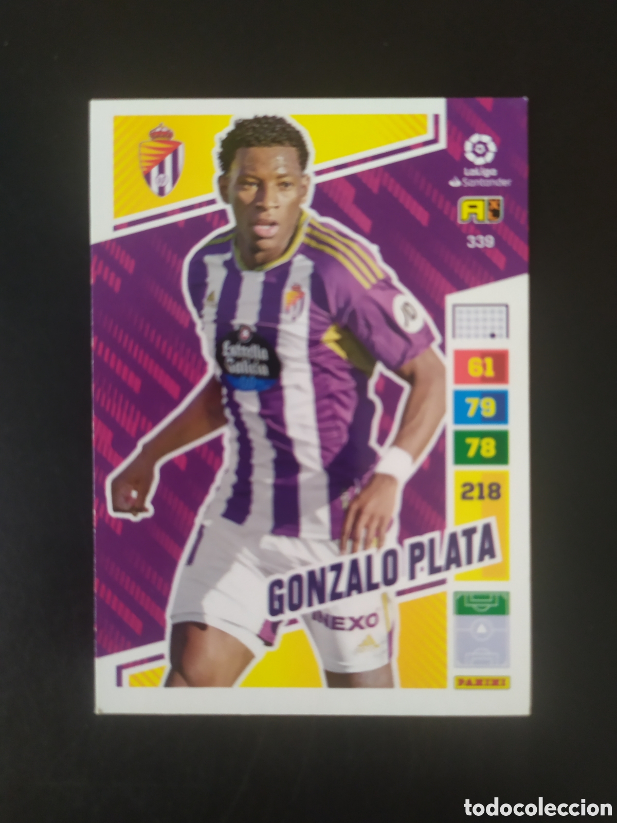Fu&szlig;ball-Sticker: Adrenalyn 2022 2023 22 23 panini Gonzalo Plata n&deg; 339 Valladolid