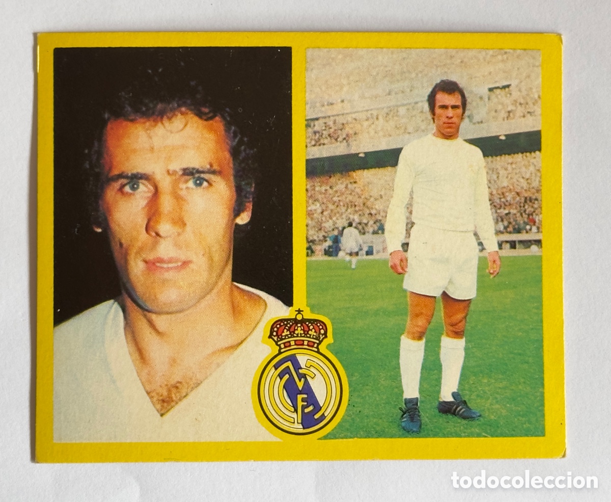 Cromos de f&uacute;tbol: A-626 AMANCIO REAL MADRID LIGA ESTE 1972 1973 72 73 NUNCA PEGADO SIN PEGAR