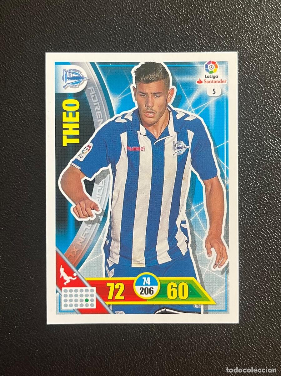 Cromos de f&uacute;tbol: 5 TH&Eacute;O HERN&Aacute;NDEZ DEPORTIVO ALAV&Eacute;S ADRENALYN 2016 2017 CROMO PANINI LA LIGA SANTANDER 16 17