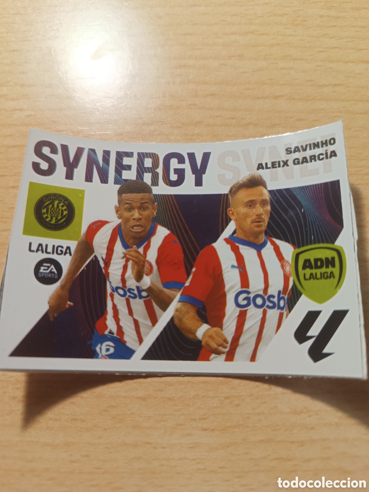 Cromos de f&uacute;tbol: 7 BIS SAVINHO ALEIX GARC&Iacute;A GIRONA SYNERGY REVISTA JUG&Oacute;N 202 EDICI&Oacute;N LIMITADA LIGA ESTE 2023 2024 23