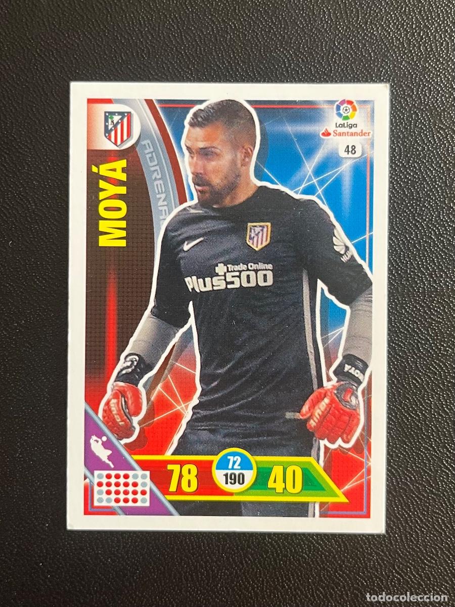 Cromos de f&uacute;tbol: 48 MOY&Aacute; ATL&Eacute;TICO DE MADRID ADRENALYN 2016 2017 CROMO PANINI LA LIGA SANTANDER 16 17