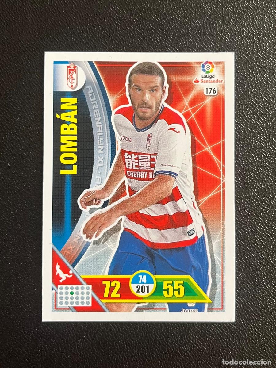 Cromos de f&uacute;tbol: 176 LOMB&Aacute;N GRANADA CF ADRENALYN 2016 2017 CROMO PANINI LA LIGA SANTANDER 16 17