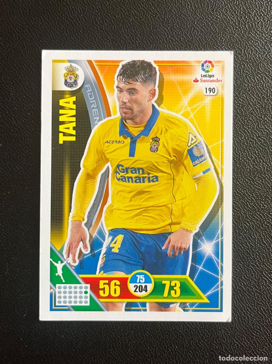 Cromos de f&uacute;tbol: 190 TANA UD LAS PALMAS ADRENALYN 2016 2017 CROMO PANINI LA LIGA SANTANDER 16 17