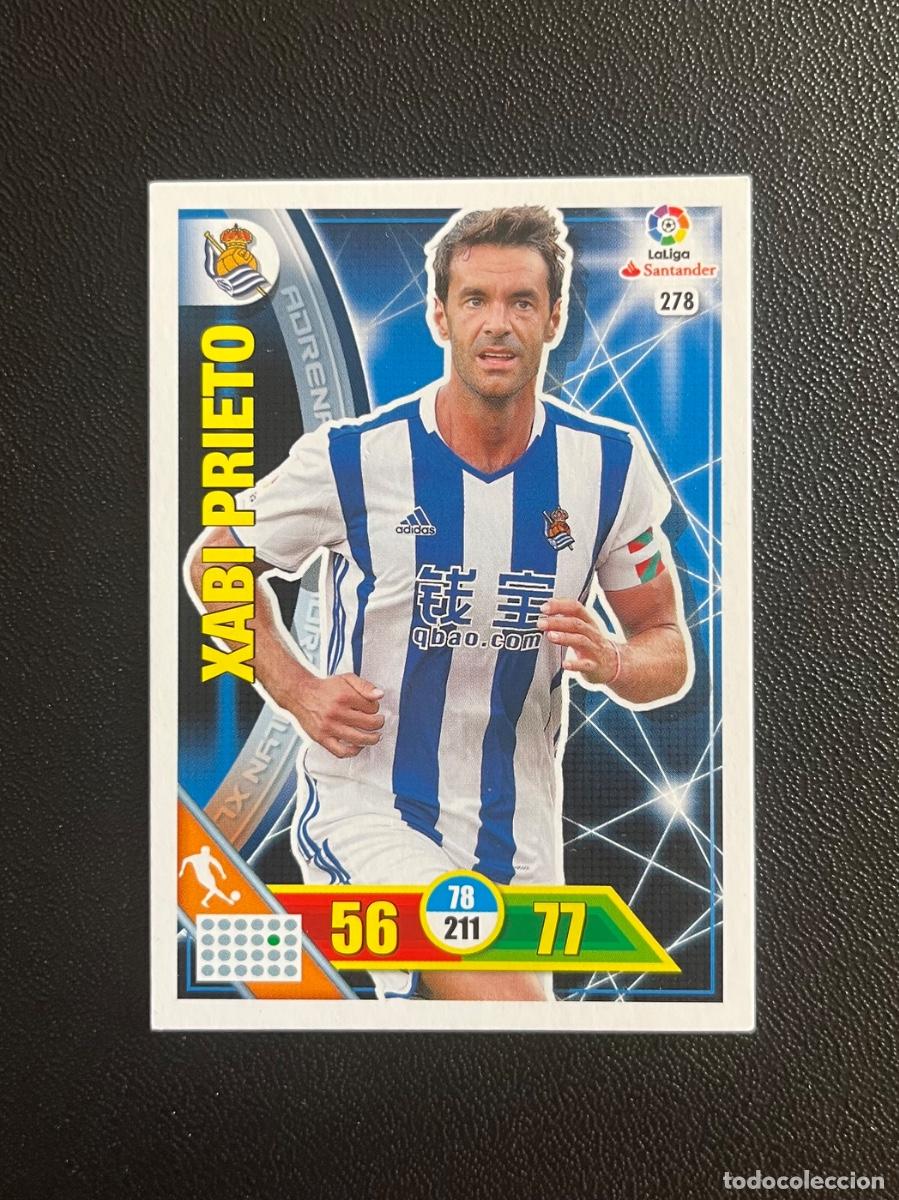 Cromos de f&uacute;tbol: 278 XABI PRIETO REAL SOCIEDAD ADRENALYN 2016 2017 CROMO PANINI LA LIGA SANTANDER 16 17