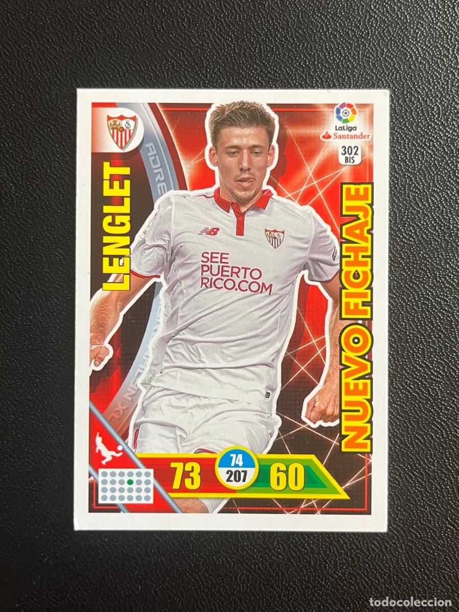Cromos de f&uacute;tbol: 302 BIS LENGLET SEVILLA FC ADRENALYN 2016 2017 CROMO PANINI LA LIGA SANTANDER 16 17