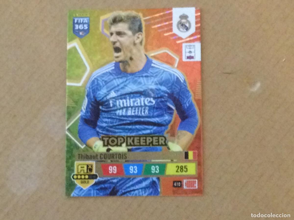Cromos de f&uacute;tbol: Cromo adrenalyn Fifa 365 Courtois Top Keeper