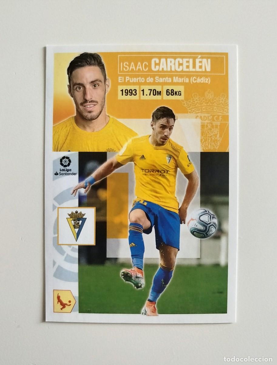 Cromos de f&uacute;tbol: Carcel&eacute;n 4 SIN PEGAR NUNCA PEGADO C&aacute;diz CF Liga Ediciones Este 20 21 / 2020 2021