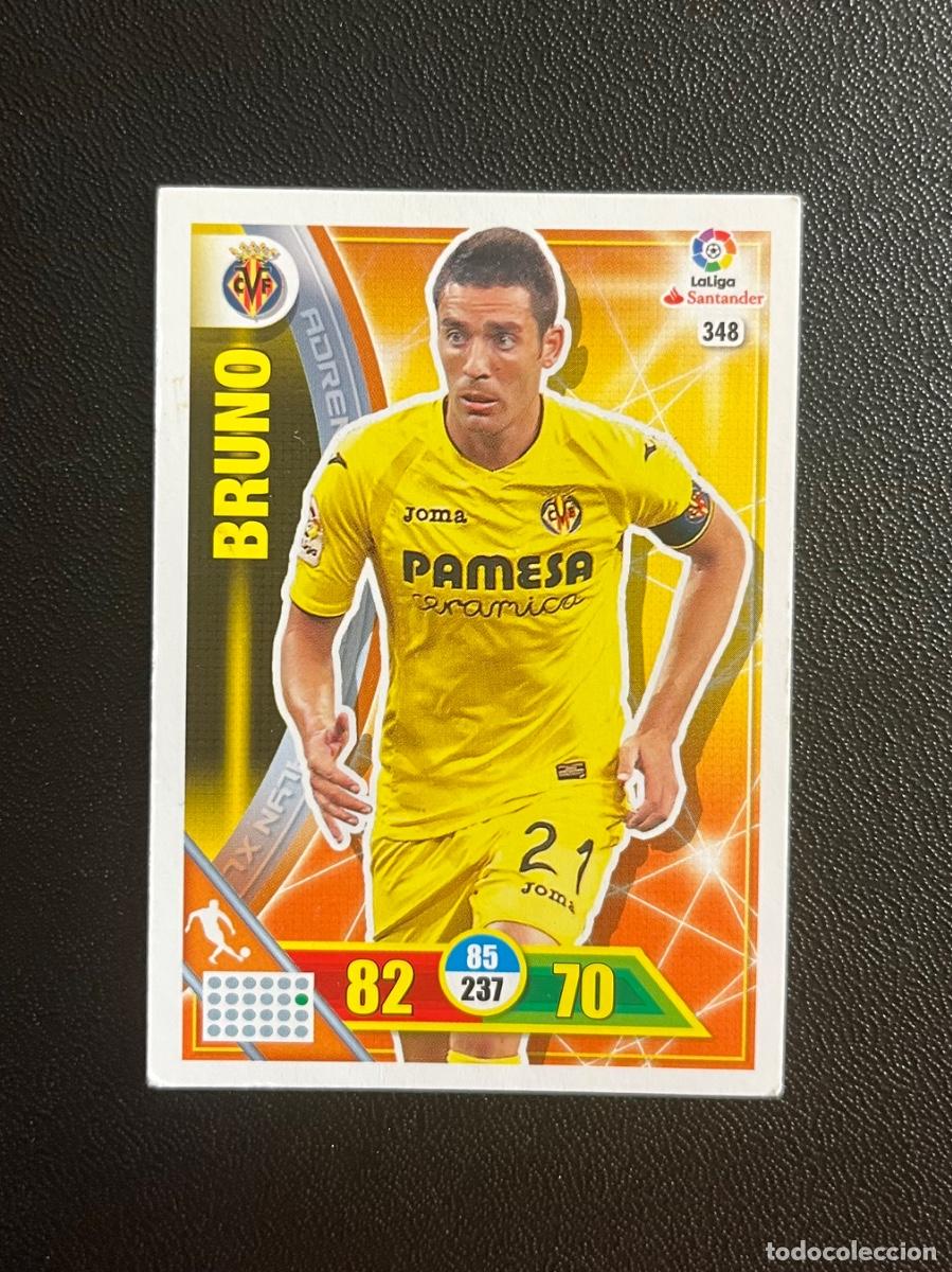 Cromos de f&uacute;tbol: 348 BRUNO VILLARREAL CF ADRENALYN 2016 2017 CROMO PANINI LA LIGA SANTANDER 16 17