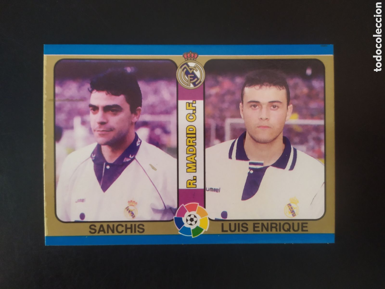 Cromos de f&uacute;tbol: Mundicromo futbol total 1994 1995 94 95 Sanchis Luis Enrique n&deg; 30 Real Madrid