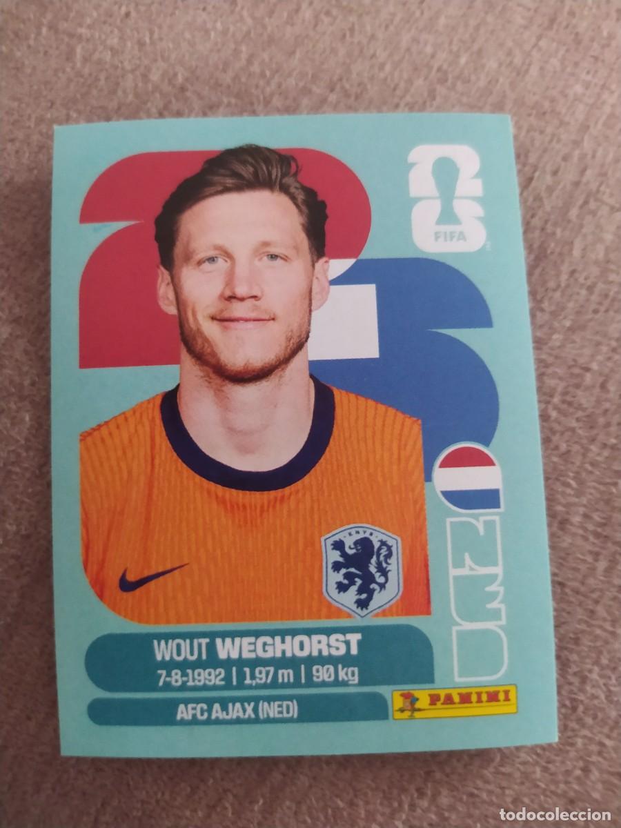 Football Stickers: NED 19 NED19 Wout WEGHORST Pa&iacute;ses Bajos Holanda Mundial 2026 Panini