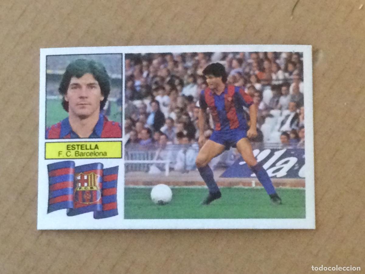 Cromos de f&uacute;tbol: Cromo este 82-83 Estella Barcelona, sin pegar