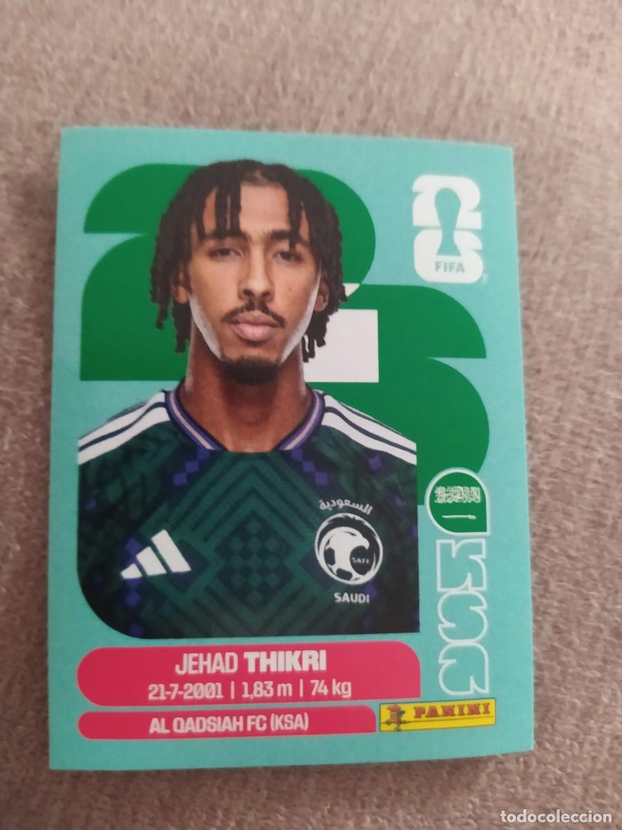 Cromos de f&uacute;tbol: KSA 06 KSA6 Jehad THIKRI 6 Arabia Saud&iacute; Mundial 2026 Panini