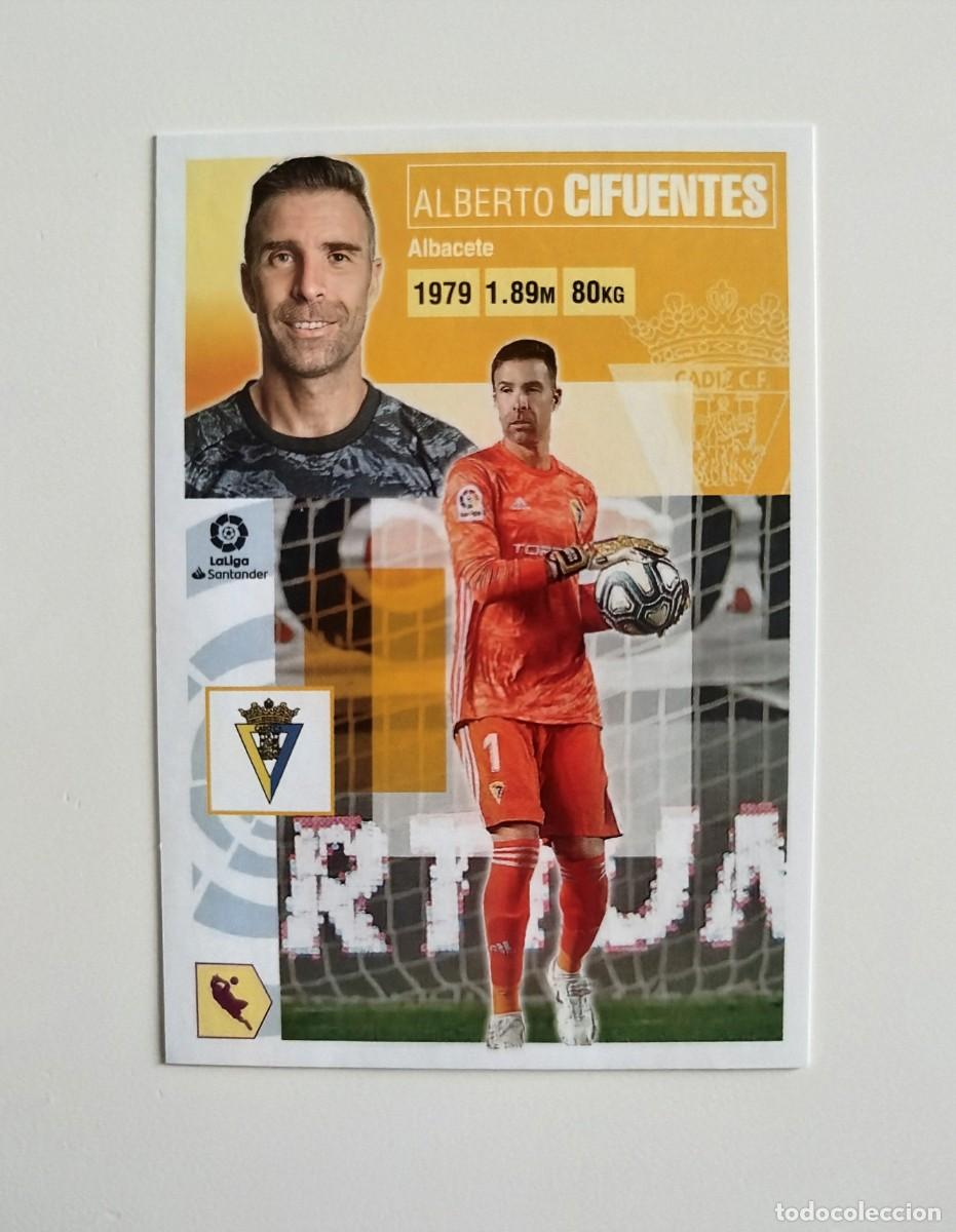 Cromos de f&uacute;tbol: Cifuentes 2 SIN PEGAR NUNCA PEGADO C&aacute;diz CF Liga Ediciones Este 20 21 / 2020 2021