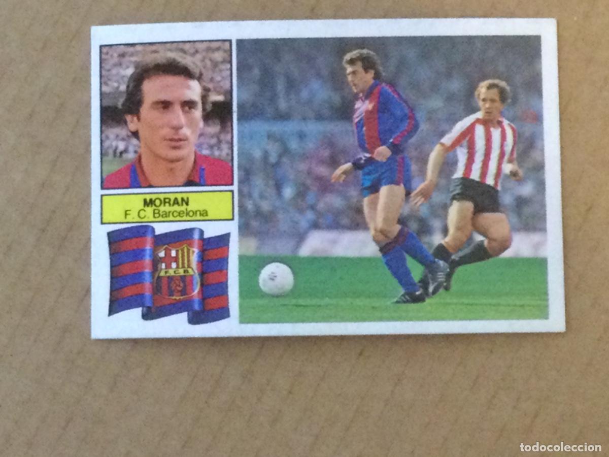 Cromos de f&uacute;tbol: Cromo este 82-83 Moran Barcelona, sin pegar