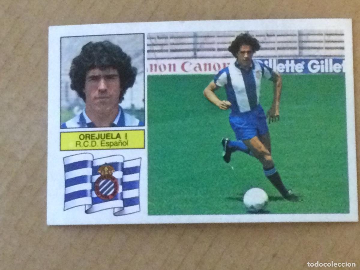 Cromos de f&uacute;tbol: Cromo este 82-83 Orejuela I, Espa&ntilde;ol, nuevo sin pegar