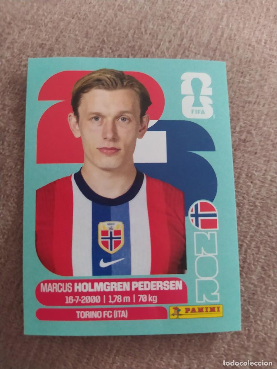 Cromos de f&uacute;tbol: NOR 06 NOR6 Marcus HOLMGREN PEDERSEN 6 Noruega Mundial 2026 Panini
