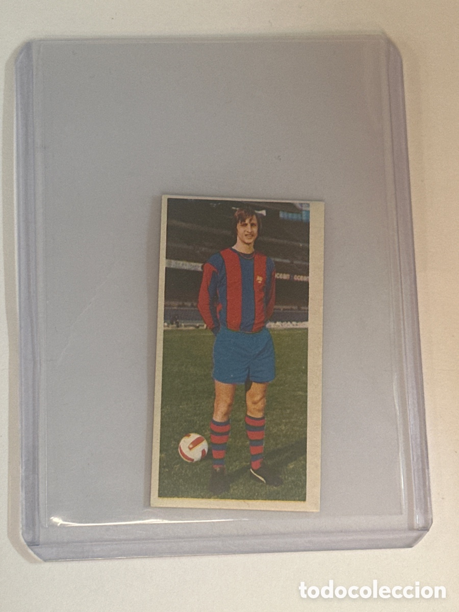 Cromos de f&uacute;tbol: A-634 Johann Cruyff F.C BARCELONA LIGA ESTE 1975 1976 75 76 NUNCA PEGADO SIN PEGAR