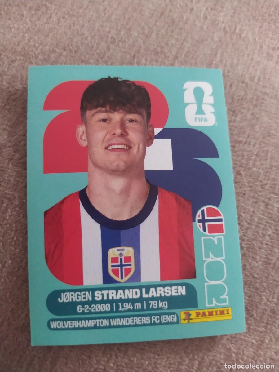 Cromos de f&uacute;tbol: NOR 18 NOR18 Jorgen STRAND LARSEN Noruega Mundial 2026 Panini