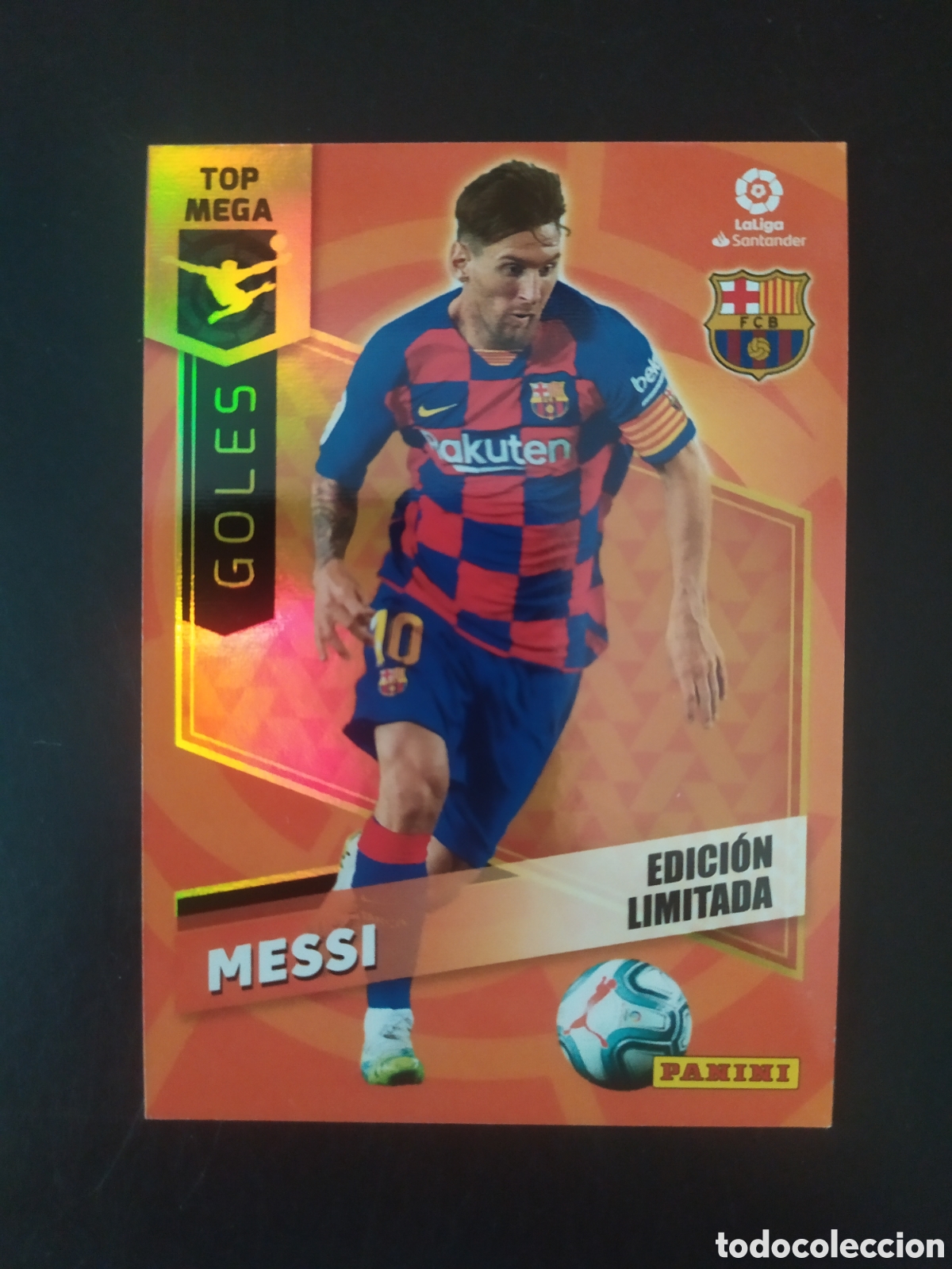 Cromos de f&uacute;tbol: Megacracks 2020 2021 20 21 panini Messi edici&oacute;n limitada Barcelona