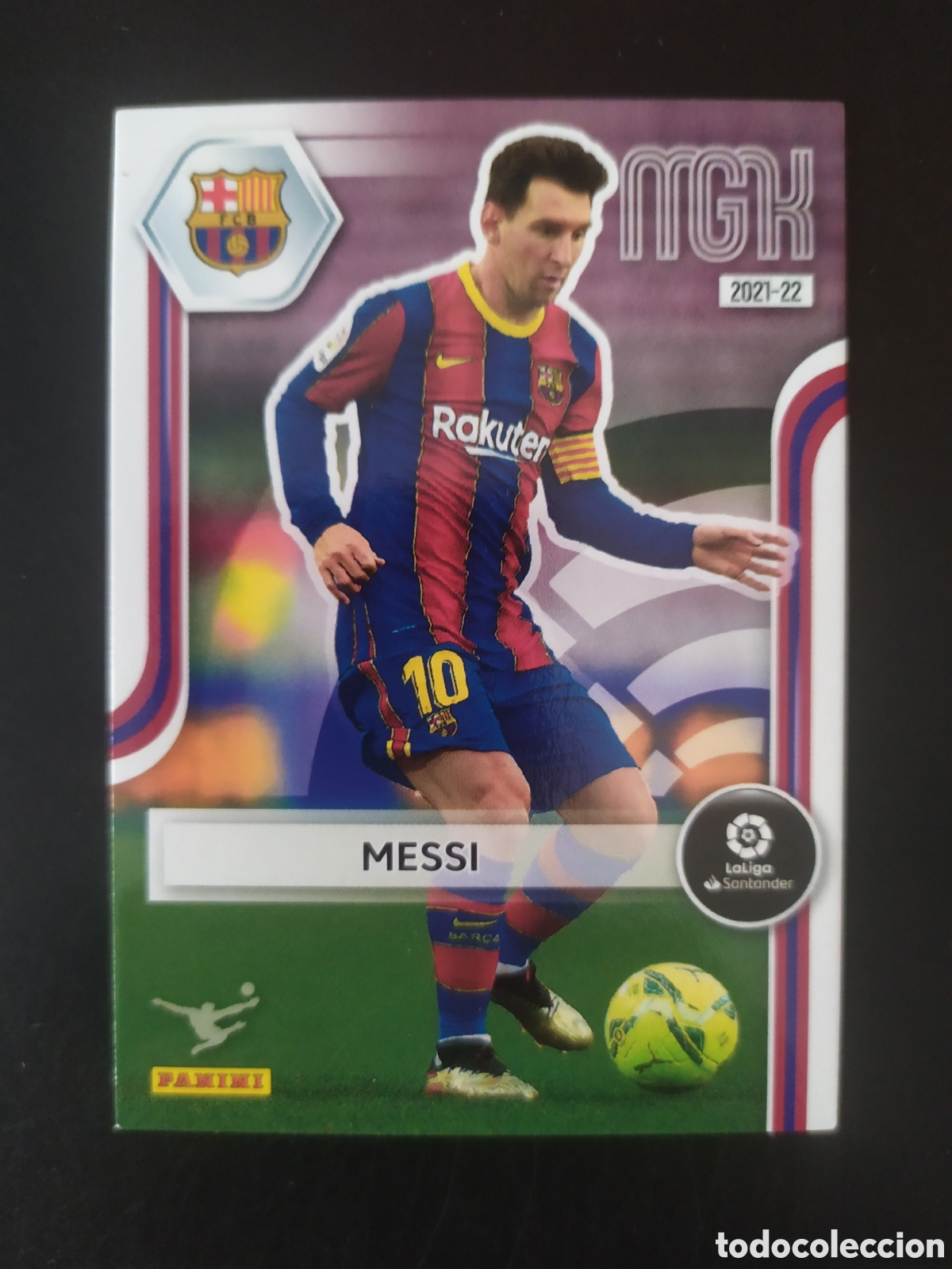 Cromos de f&uacute;tbol: Megacracks 2021 2022 21 22 panini Messi n&deg; 69 Barcelona