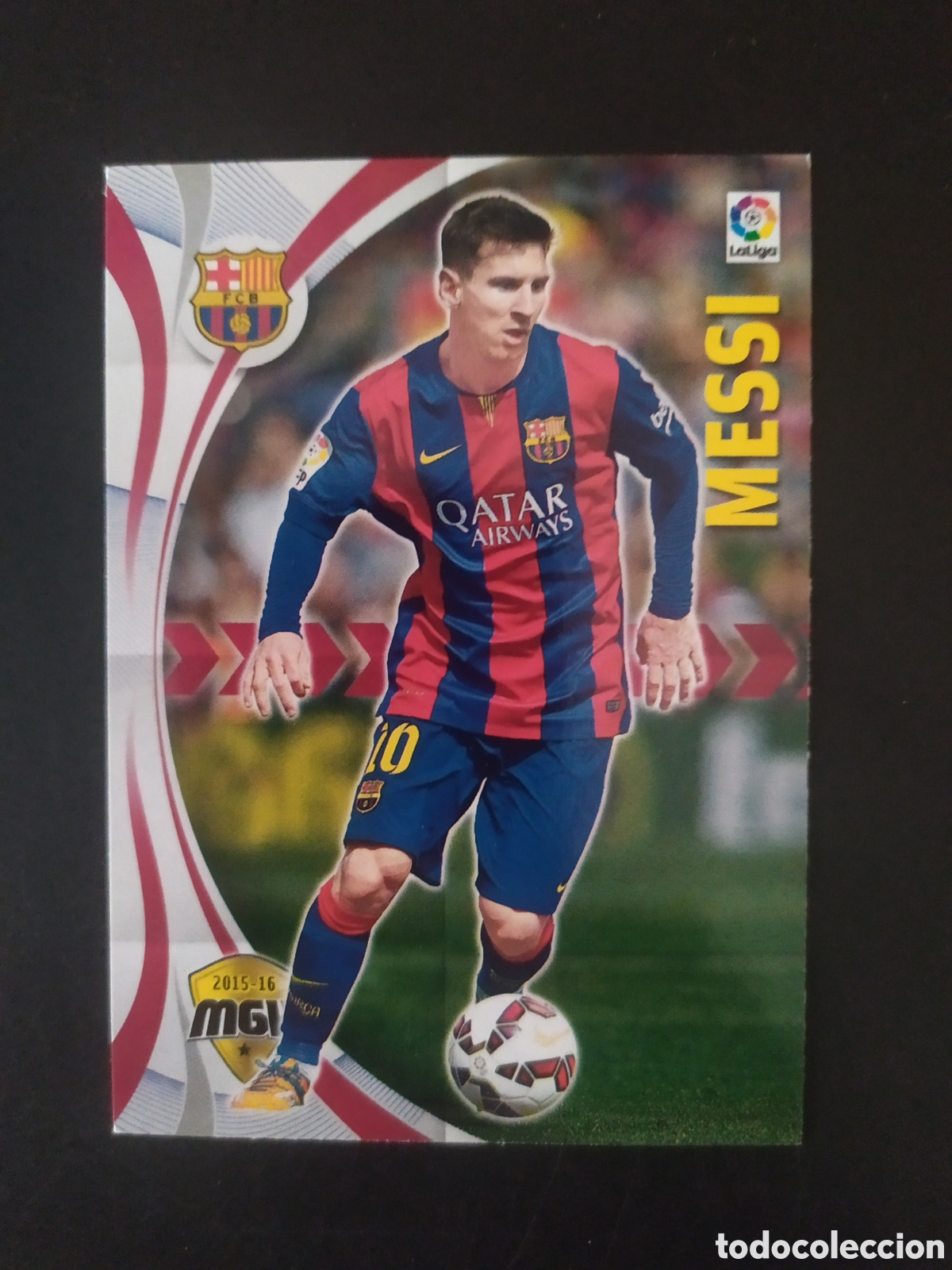 Cromos de f&uacute;tbol: Megacracks 2015 2016 15 16 panini Messi n&deg; 72 Barcelona