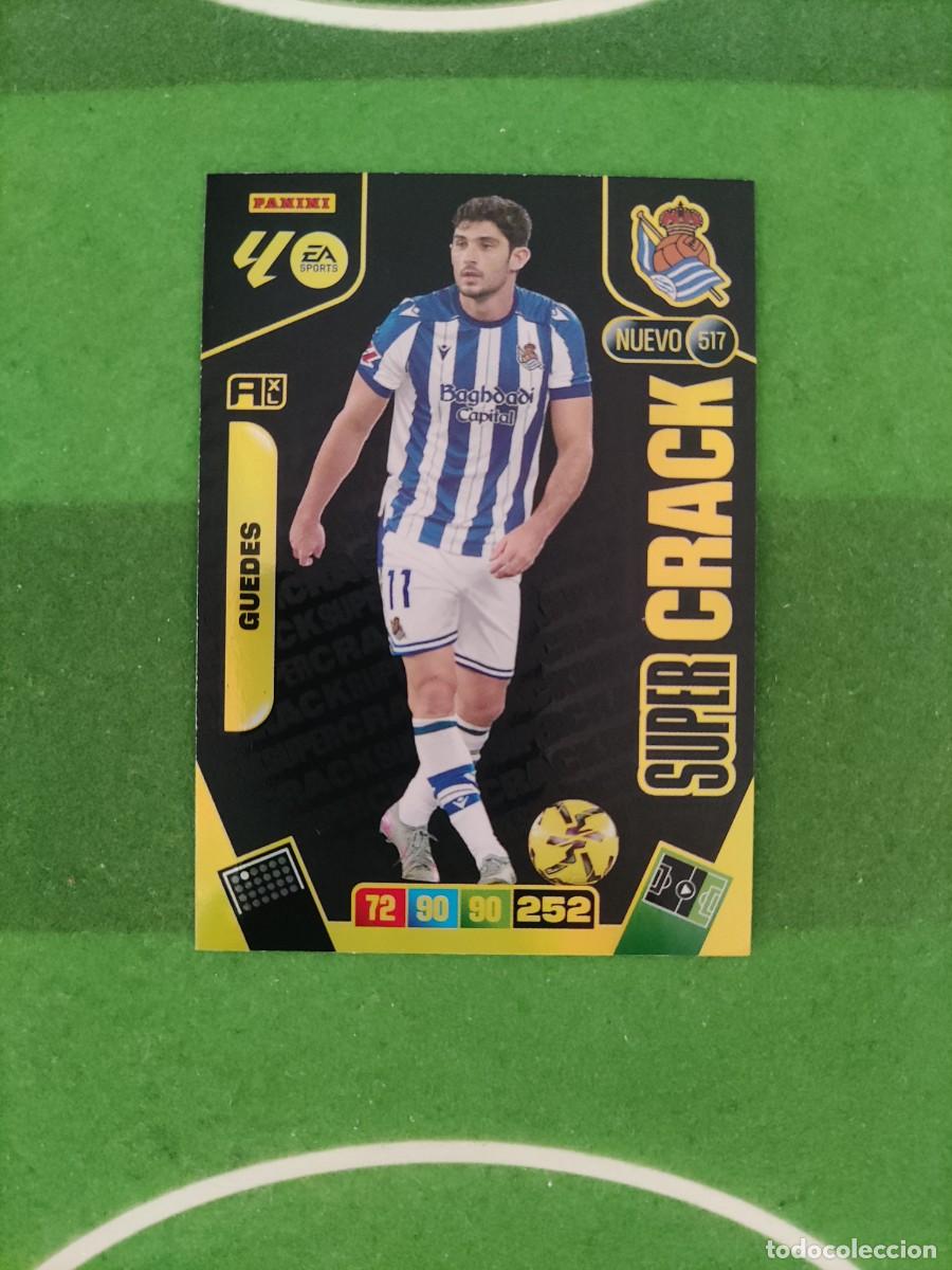 Cromos de f&uacute;tbol: Guedes Real Sociedad Nuevo Super crack 517 Adrenalyn XL 2025/26 25/26