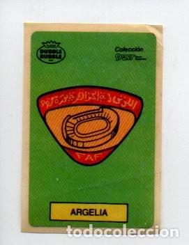 Cromos de f&uacute;tbol: CROMO FUTBOL ARGELIA, CHICLE DUBBLE BUBBLE COLECCION SPORT MUNDIAL MEXICO 86. SIN PEGAR