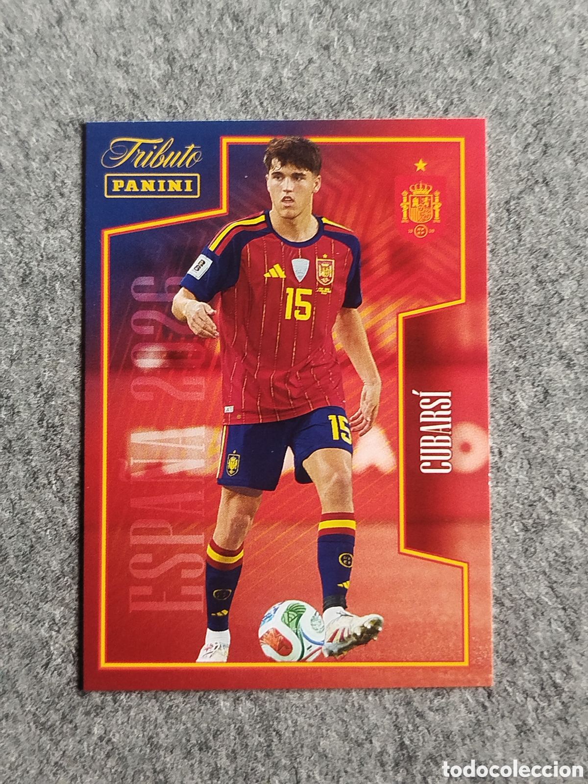 Cromos de f&uacute;tbol: CUBARSI PANINI TRIBUTO SELECCION ESPA&Ntilde;OLA ESPA&Ntilde;A CROMO CARD MUNDIAL 2026