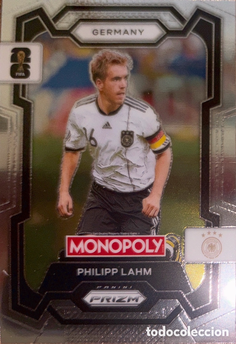 Cromos de f&uacute;tbol: 61.- PHILIPP LAHM (ALEMANIA) MONOPOLY PRIZM MUNDIAL 2026 (PANINI)