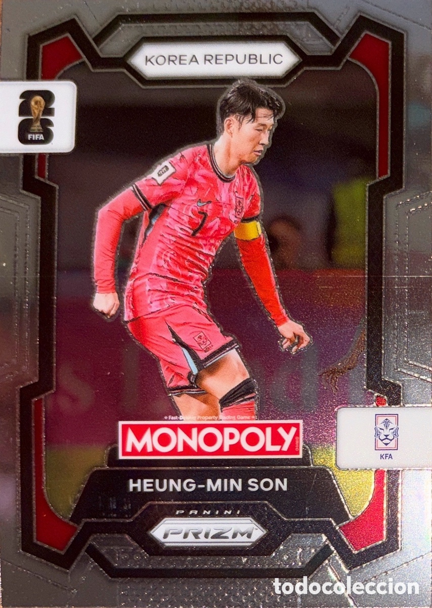 Cromos de f&uacute;tbol: 83- HEUNG MIN SON (COREA DEL SUR) MONOPOLY PRIZM MUNDIAL 2026 (PANINI)